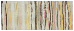 Chaput Over Dyed Kilim Rug 3'6'' x 8'8'' ft 107 x 265 cm