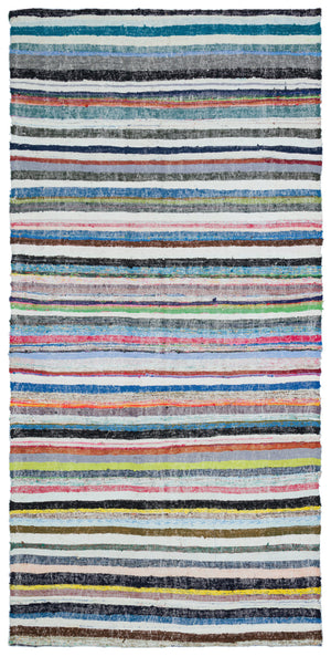 Chaput Over Dyed Kilim Rug 5'5'' x 10'5'' ft 164 x 317 cm