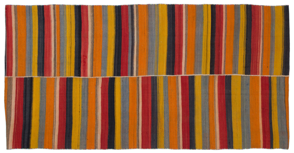 Chaput Over Dyed Kilim Rug 4'8'' x 9'1'' ft 142 x 277 cm