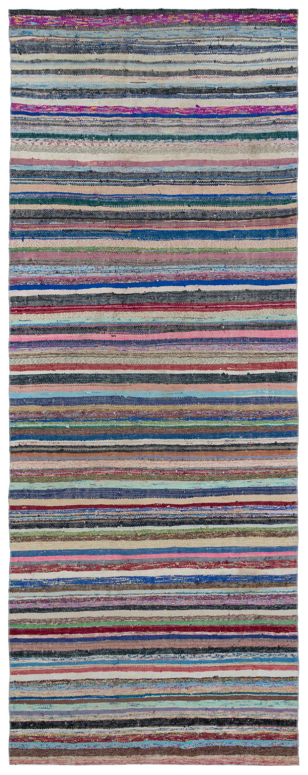 Chaput Over Dyed Kilim Rug 4&#39;11&#39;&#39; x 12&#39;7&#39;&#39; ft 150 x 383 cm