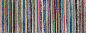 Chaput Over Dyed Kilim Rug 4'11'' x 12'7'' ft 150 x 383 cm