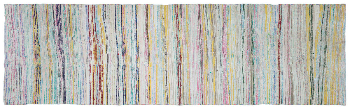 Chaput Over Dyed Kilim Rug 3&#39;7&#39;&#39; x 12&#39;4&#39;&#39; ft 109 x 376 cm