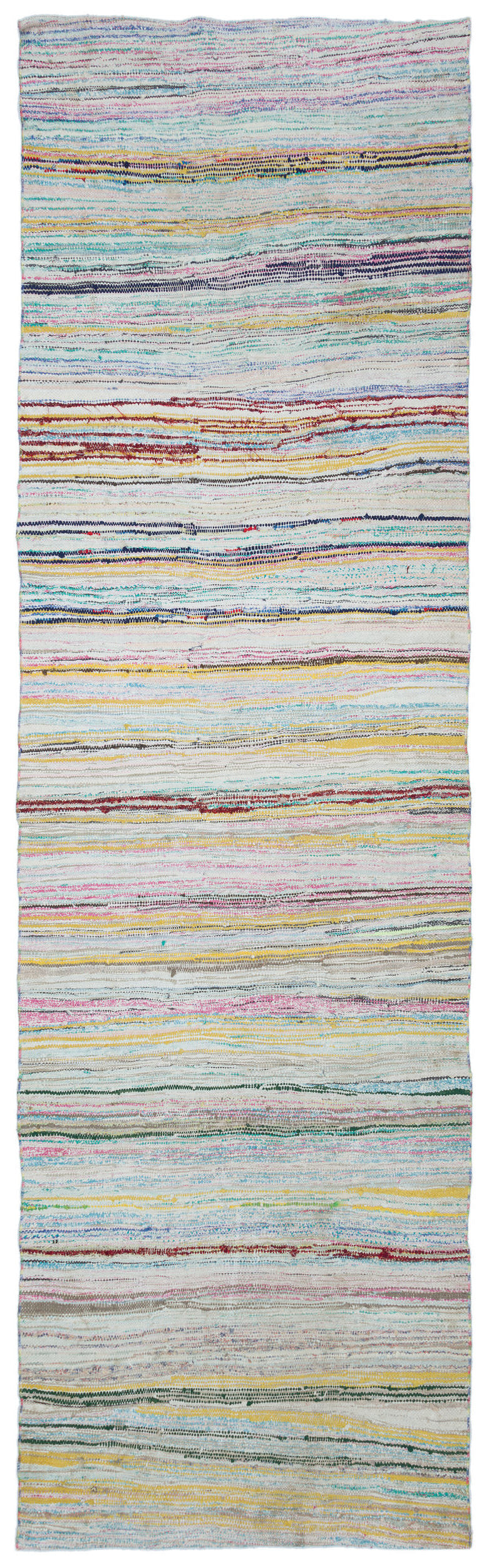 Chaput Over Dyed Kilim Rug 3&#39;7&#39;&#39; x 12&#39;4&#39;&#39; ft 109 x 376 cm