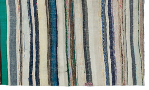 Chaput Over Dyed Kilim Rug 6'8'' x 11'1'' ft 203 x 338 cm
