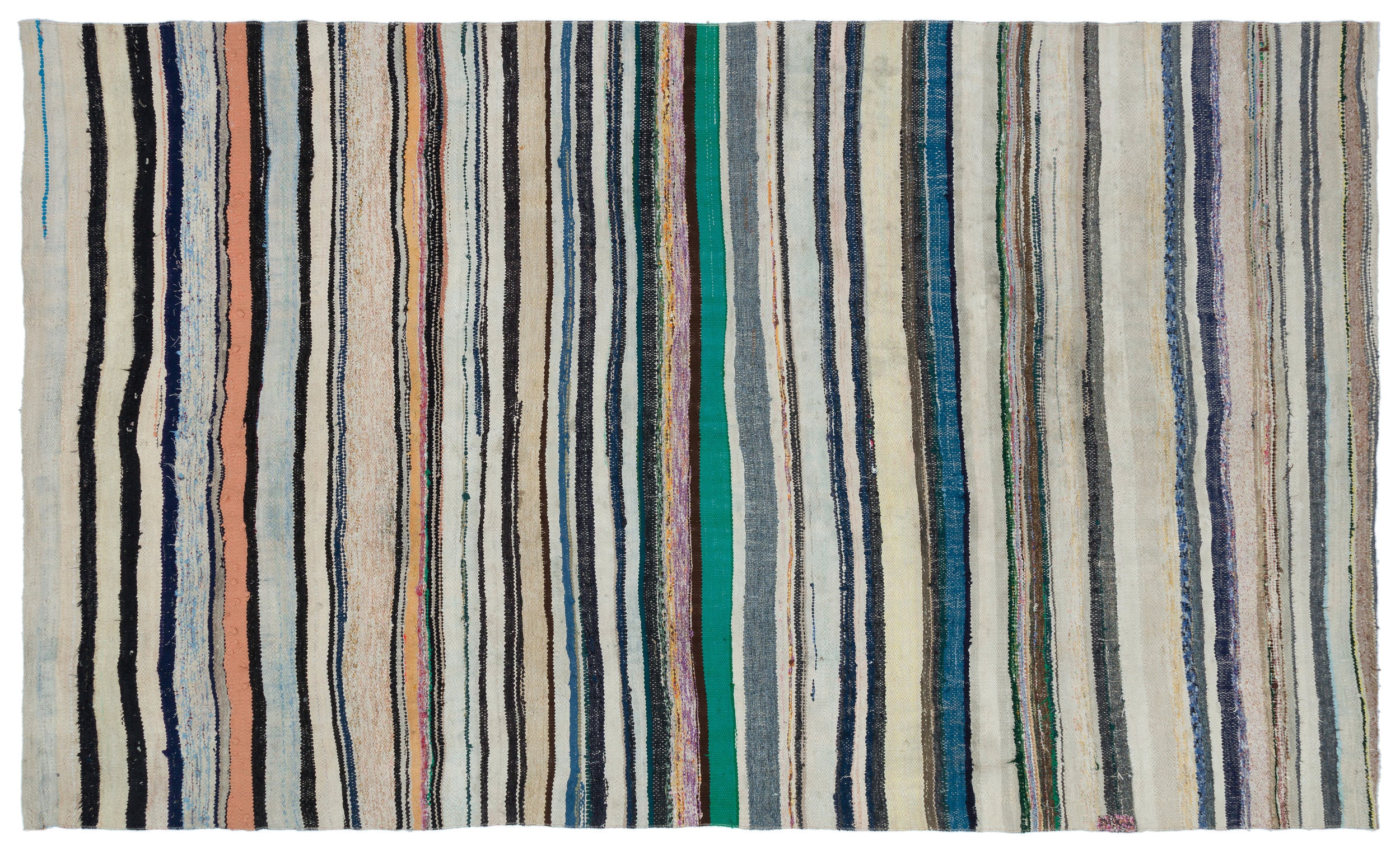 Chaput Over Dyed Kilim Rug 6'8'' x 11'1'' ft 203 x 338 cm