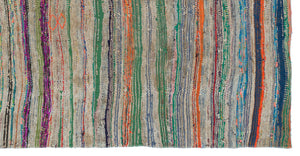 Chaput Over Dyed Kilim Rug 4'6'' x 8'4'' ft 138 x 255 cm
