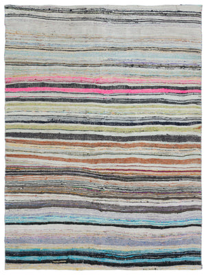 Chaput Over Dyed Kilim Rug 5'3'' x 6'11'' ft 160 x 210 cm