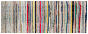 Chaput Over Dyed Kilim Rug 4'6'' x 11'8'' ft 137 x 356 cm