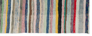 Chaput Over Dyed Kilim Rug 4'6'' x 11'8'' ft 137 x 356 cm