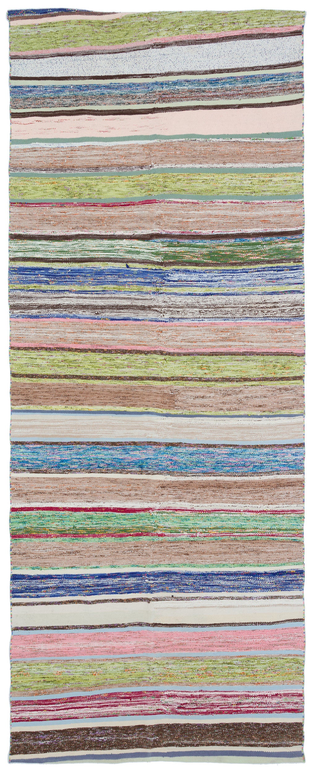 Chaput Over Dyed Kilim Rug 4'8'' x 11'10'' ft 142 x 361 cm