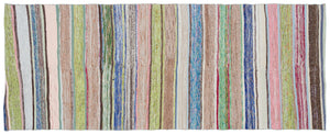 Chaput Over Dyed Kilim Rug 4'8'' x 11'10'' ft 142 x 361 cm