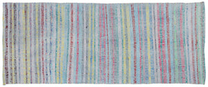 Chaput Over Dyed Kilim Rug 2'12'' x 7'7'' ft 91 x 230 cm