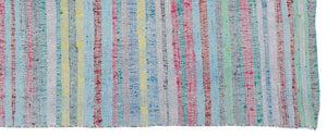 Chaput Over Dyed Kilim Rug 2'12'' x 7'7'' ft 91 x 230 cm