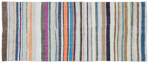 Chaput Over Dyed Kilim Rug 4'12'' x 11'11'' ft 152 x 362 cm
