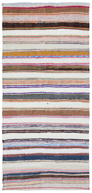 Chaput Over Dyed Kilim Rug 5'1'' x 11'1'' ft 156 x 338 cm