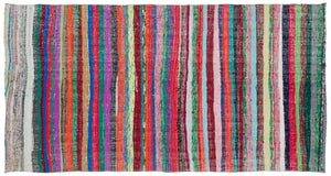 Chaput Over Dyed Kilim Rug 5'2'' x 9'10'' ft 158 x 300 cm