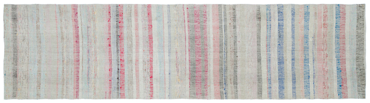 Chaput Over Dyed Kilim Rug 3&#39;4&#39;&#39; x 12&#39;8&#39;&#39; ft 102 x 385 cm