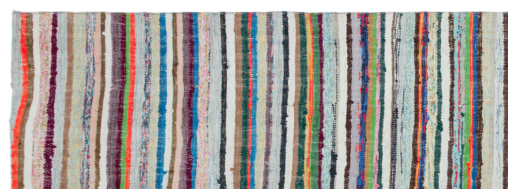 Chaput Over Dyed Kilim Rug 4'2'' x 11'6'' ft 126 x 350 cm