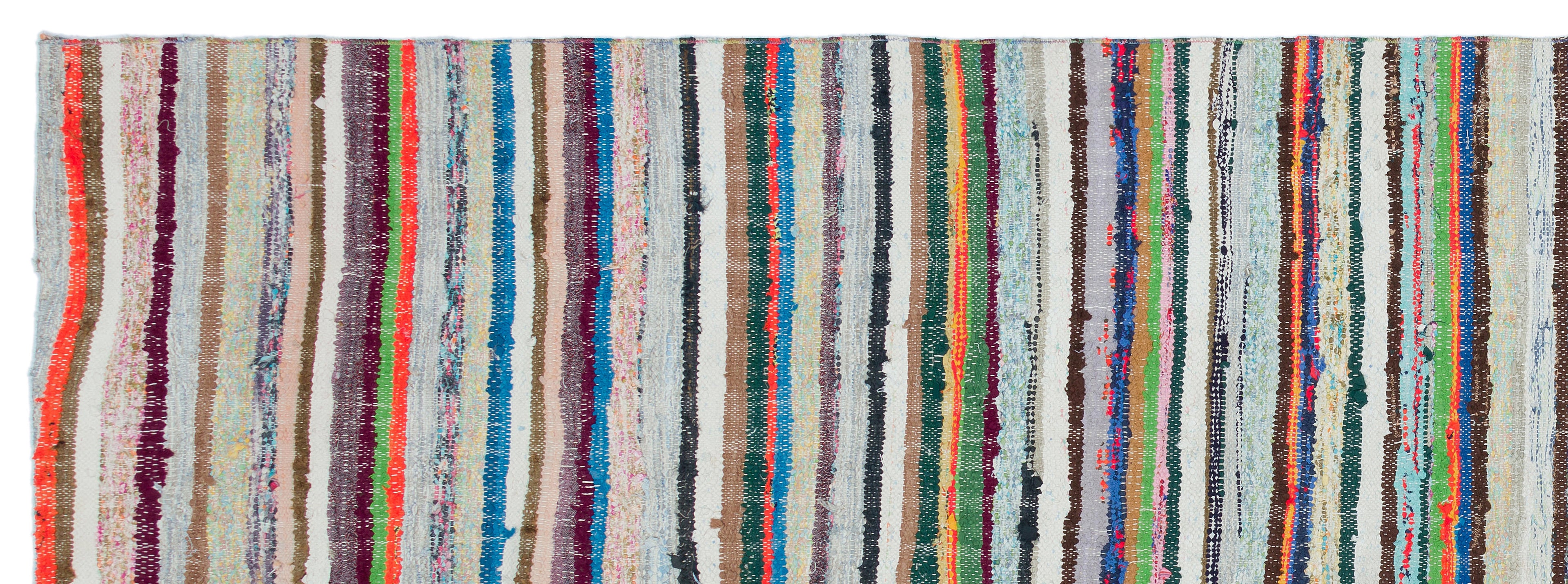 Chaput Over Dyed Kilim Rug 4'2'' x 11'6'' ft 126 x 350 cm