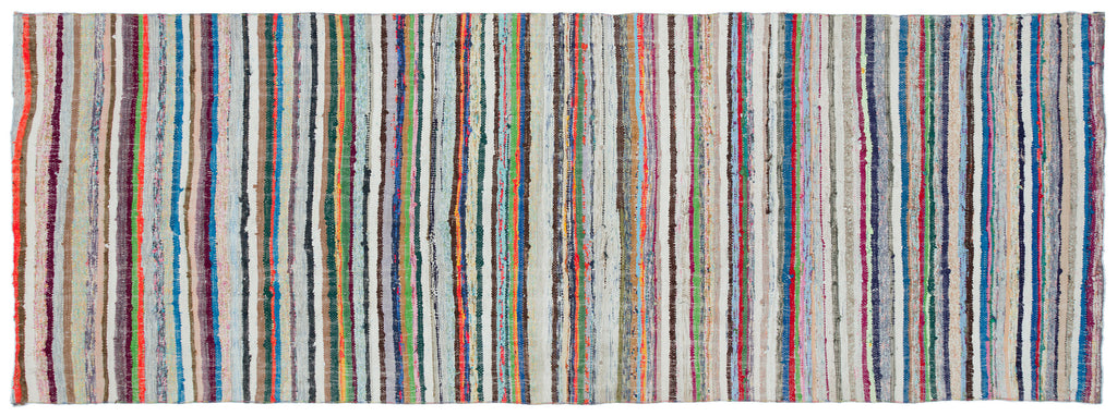 Chaput Over Dyed Kilim Rug 4'2'' x 11'6'' ft 126 x 350 cm