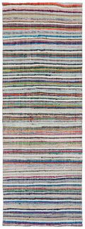 Chaput Over Dyed Kilim Rug 4'2'' x 11'6'' ft 126 x 350 cm