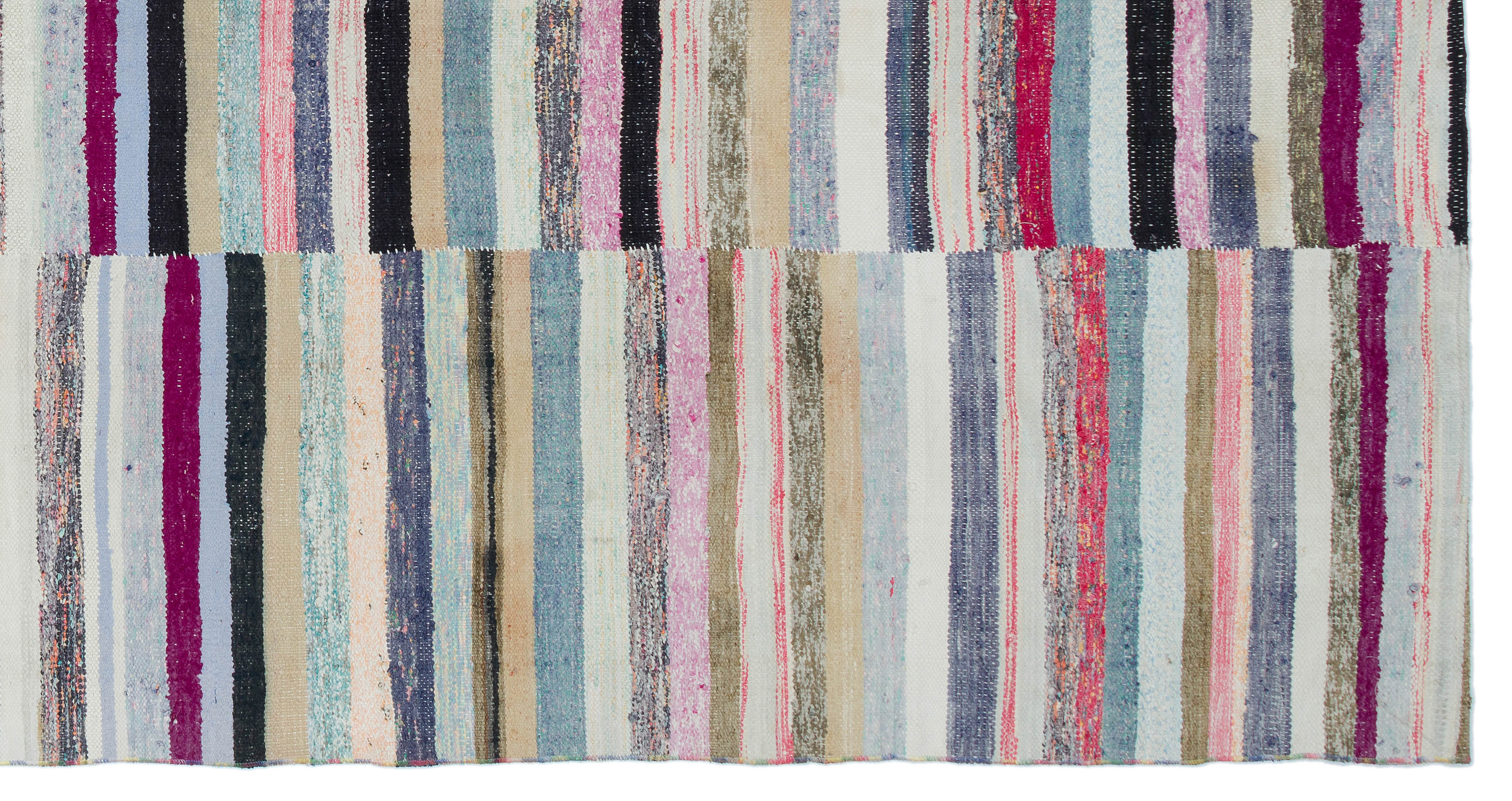 Chaput Over Dyed Kilim Rug 5'5'' x 9'11'' ft 166 x 303 cm
