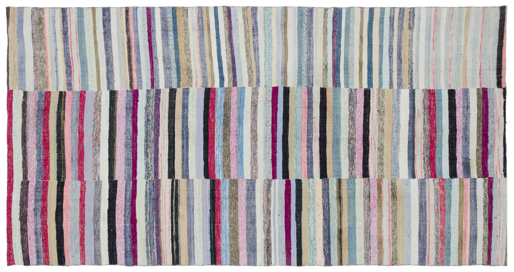 Chaput Over Dyed Kilim Rug 5'5'' x 9'11'' ft 166 x 303 cm
