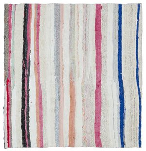 Chaput Over Dyed Kilim Rug 5'1'' x 4'11'' ft 154 x 150 cm