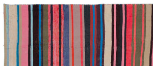 Chaput Over Dyed Kilim Rug 4'1'' x 9'10'' ft 125 x 300 cm
