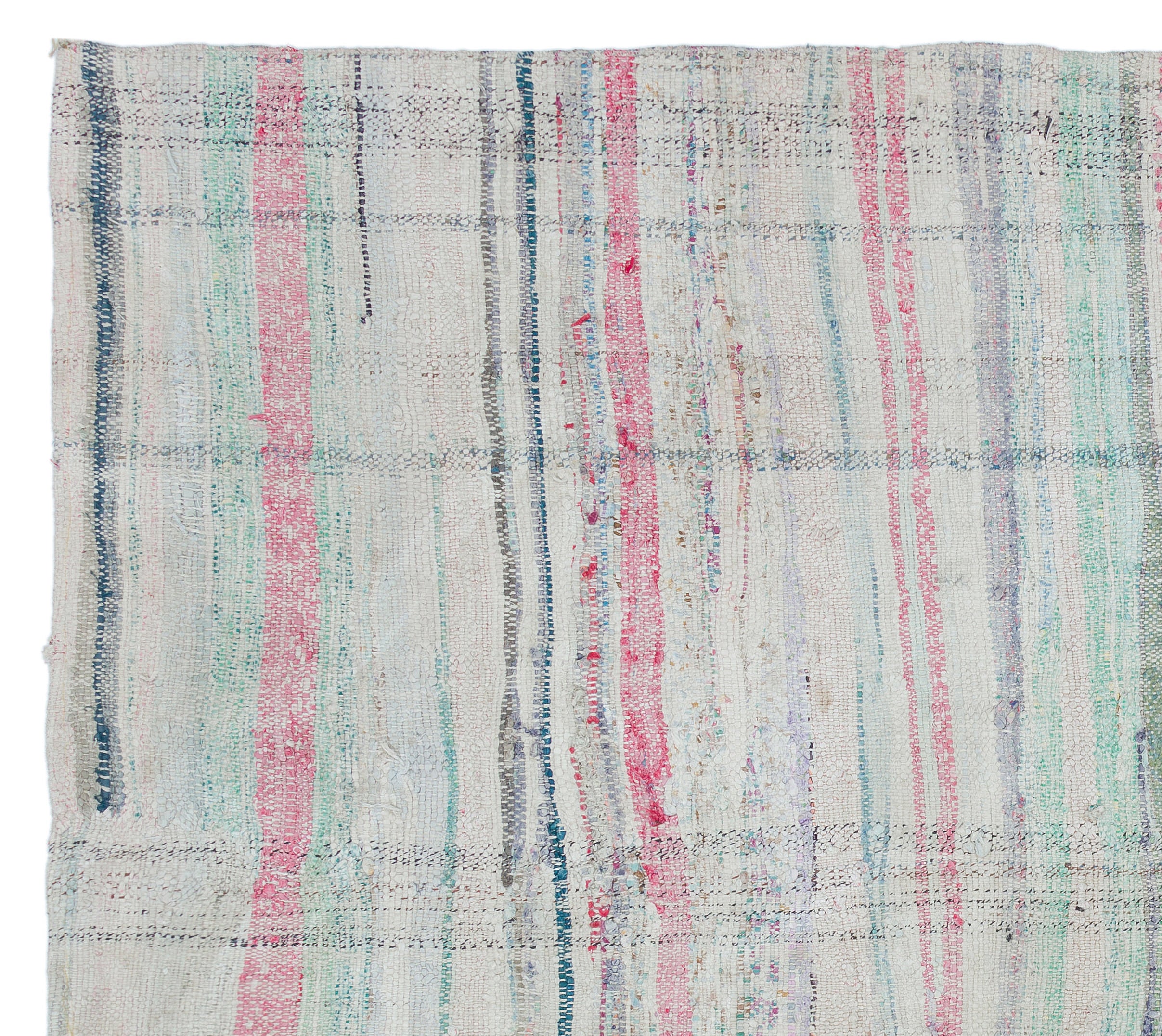 Chaput Over Dyed Kilim Rug 6'6'' x 6'11'' ft 198 x 210 cm