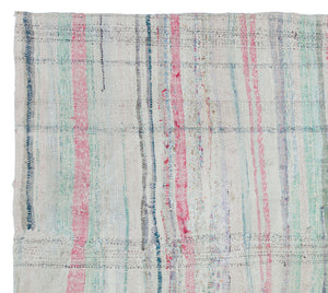 Chaput Over Dyed Kilim Rug 6'6'' x 6'11'' ft 198 x 210 cm