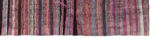 Chaput Over Dyed Kilim Rug 2'5'' x 10'1'' ft 74 x 307 cm