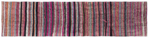 Chaput Over Dyed Kilim Rug 2'5'' x 10'1'' ft 74 x 307 cm