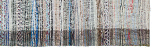 Chaput Over Dyed Kilim Rug 3'7'' x 11'5'' ft 110 x 347 cm