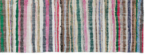 Chaput Over Dyed Kilim Rug 4'4'' x 11'9'' ft 131 x 358 cm