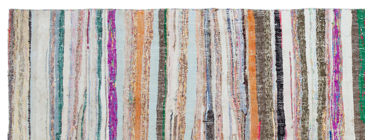 Chaput Over Dyed Kilim Rug 4&#39;4&#39;&#39; x 11&#39;9&#39;&#39; ft 131 x 358 cm