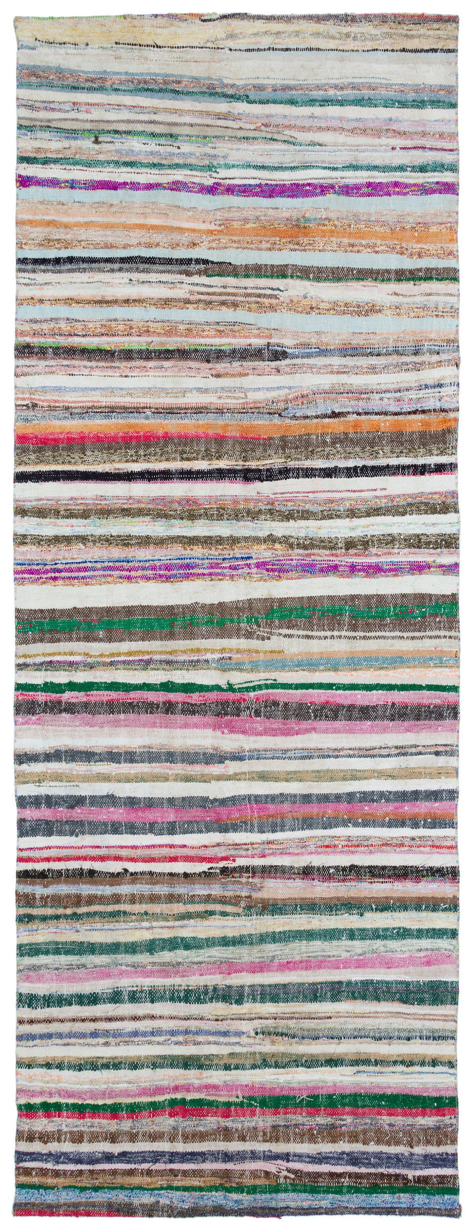 Chaput Over Dyed Kilim Rug 4&#39;4&#39;&#39; x 11&#39;9&#39;&#39; ft 131 x 358 cm