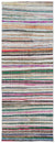 Chaput Over Dyed Kilim Rug 4'4'' x 11'9'' ft 131 x 358 cm