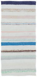 Chaput Over Dyed Kilim Rug 2'2'' x 4'9'' ft 66 x 145 cm