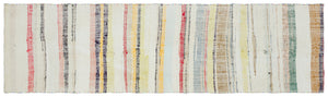 Chaput Over Dyed Kilim Rug 2'6'' x 9'1'' ft 77 x 278 cm