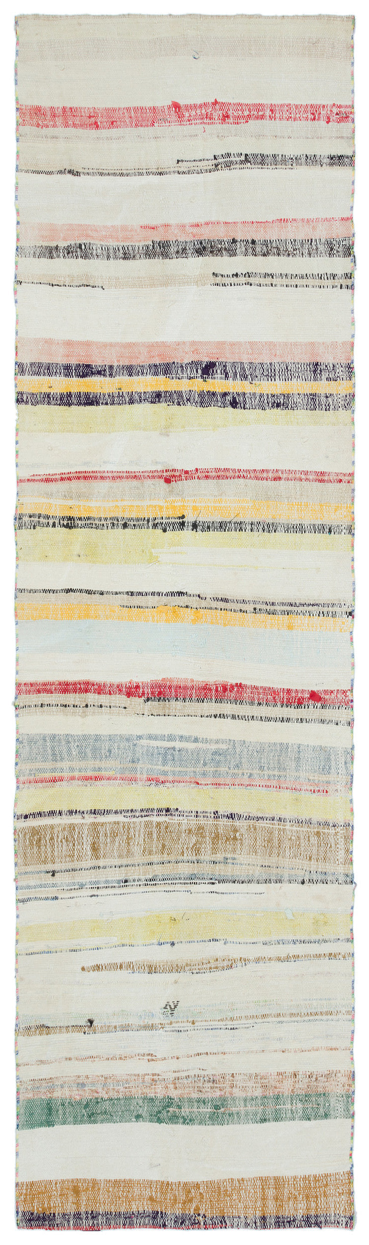Chaput Over Dyed Kilim Rug 2'6'' x 9'1'' ft 77 x 278 cm