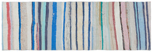 Chaput Over Dyed Kilim Rug 2'9'' x 8'4'' ft 83 x 253 cm
