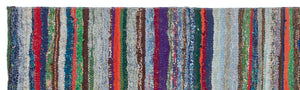 Chaput Over Dyed Kilim Rug 2'4'' x 8'6'' ft 72 x 260 cm