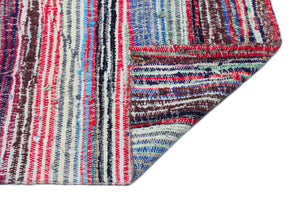 Chaput Over Dyed Kilim Rug 3'6'' x 10'6'' ft 106 x 320 cm