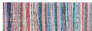 Chaput Over Dyed Kilim Rug 3'6'' x 10'6'' ft 106 x 320 cm