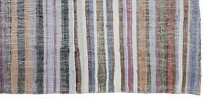 Chaput Over Dyed Kilim Rug 3'6'' x 7'7'' ft 107 x 230 cm