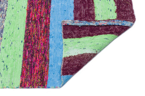 Chaput Over Dyed Kilim Rug 2'12'' x 10'4'' ft 91 x 315 cm