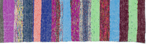 Chaput Over Dyed Kilim Rug 2'12'' x 10'4'' ft 91 x 315 cm