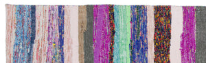Chaput Over Dyed Kilim Rug 2'12'' x 10'4'' ft 91 x 315 cm