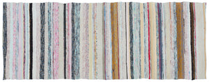 Chaput Over Dyed Kilim Rug 2'6'' x 6'7'' ft 76 x 201 cm